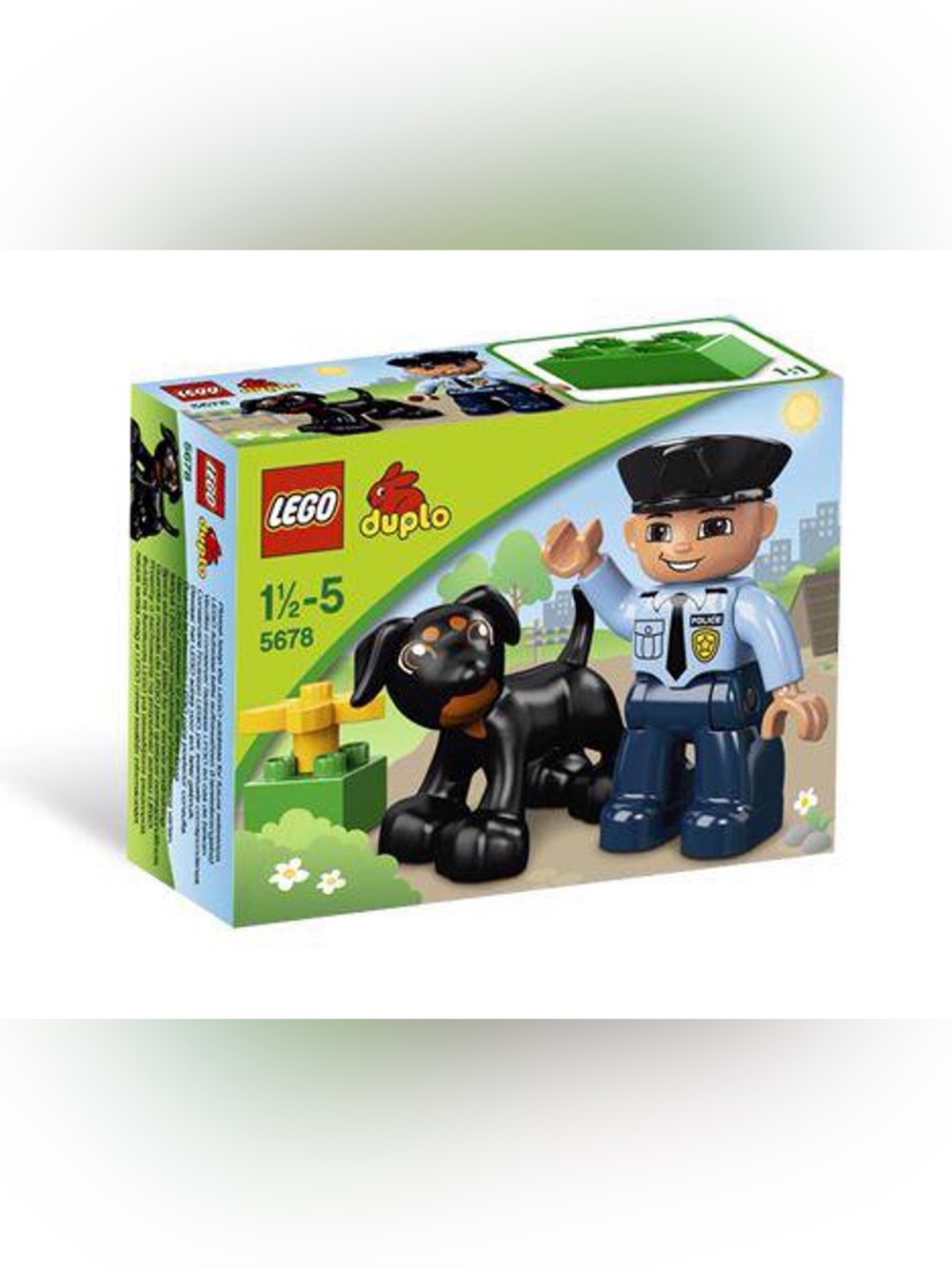 LEGO Duplo Policeman & Dog Animal Set (5678) Brand New
